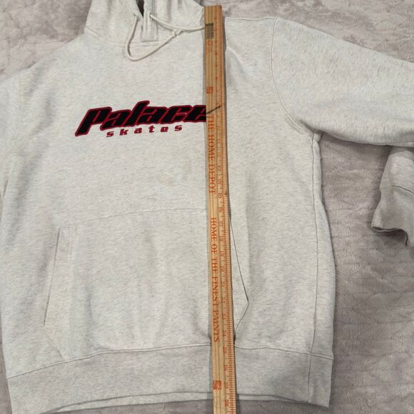 Palace Skates Dominates Cream Hoodie Pullover Men’s L - Picture 6 of 10